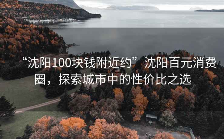 “沈陽(yáng)100塊錢(qián)附近約”沈陽(yáng)百元消費圈，探索城市中的性?xún)r(jià)比之選