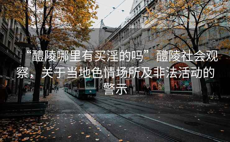 “醴陵哪里有買(mǎi)淫的嗎”醴陵社會(huì )觀(guān)察，關(guān)于當地色情場(chǎng)所及非法活動(dòng)的警示