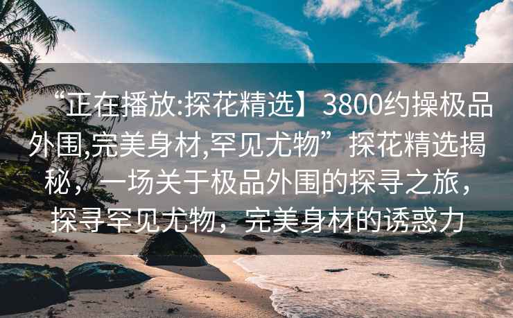 “正在播放:探花精選】3800約操極品外圍,完美身材,罕見(jiàn)尤物”探花精選揭秘，一場(chǎng)關(guān)于極品外圍的探尋之旅，探尋罕見(jiàn)尤物，完美身材的誘惑力