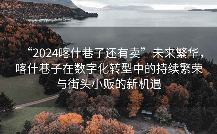 “2024喀什巷子還有賣(mài)”未來(lái)繁華，喀什巷子在數字化轉型中的持續繁榮與街頭小販的新機遇