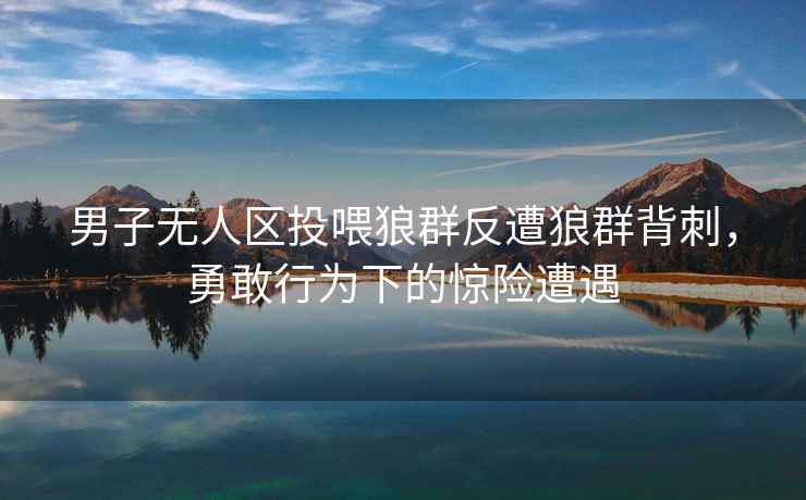 男子無(wú)人區投喂狼群反遭狼群背刺，勇敢行為下的驚險遭遇