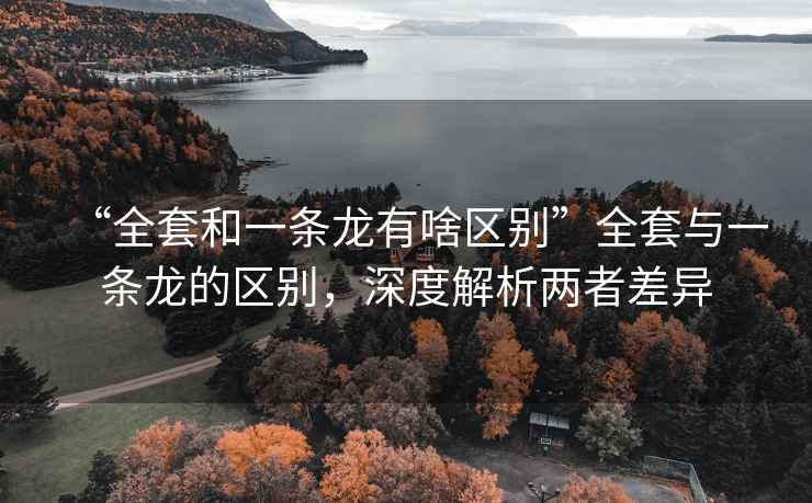 “全套和一條龍有啥區別”全套與一條龍的區別，深度解析兩者差異