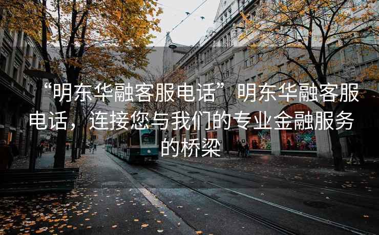“明東華融客服電話(huà)”明東華融客服電話(huà)，連接您與我們的專(zhuān)業(yè)金融服務(wù)的橋梁