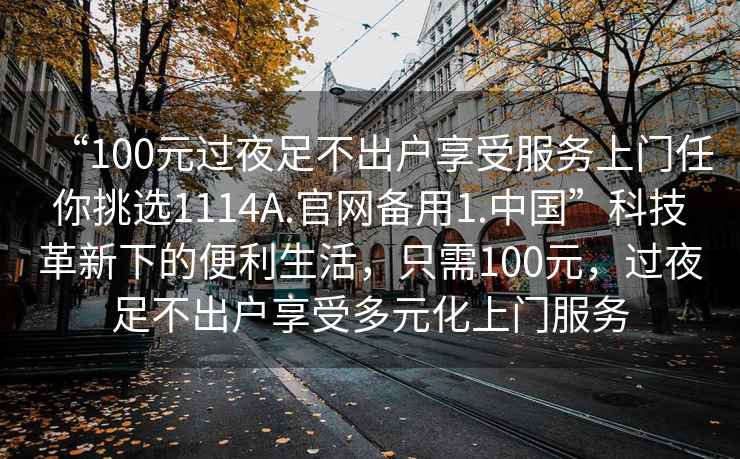 “100元過(guò)夜足不出戶(hù)享受服務(wù)上門(mén)任你挑選1114A.官網(wǎng)備用1.中國”科技革新下的便利生活，只需100元，過(guò)夜足不出戶(hù)享受多元化上門(mén)服務(wù)