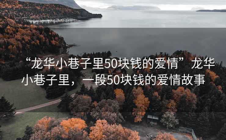 “龍華小巷子里50塊錢(qián)的愛(ài)情”龍華小巷子里，一段50塊錢(qián)的愛(ài)情故事