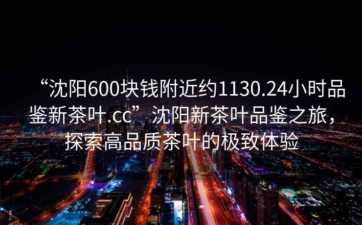 “沈陽(yáng)600塊錢(qián)附近約1130.24小時(shí)品鑒新茶葉.cc”沈陽(yáng)新茶葉品鑒之旅，探索高品質(zhì)茶葉的極致體驗
