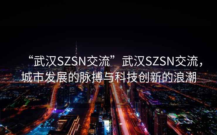 “武漢SZSN交流”武漢SZSN交流，城市發(fā)展的脈搏與科技創(chuàng  )新的浪潮