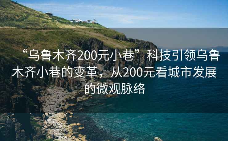 “烏魯木齊200元小巷”科技引領(lǐng)烏魯木齊小巷的變革，從200元看城市發(fā)展的微觀(guān)脈絡(luò )