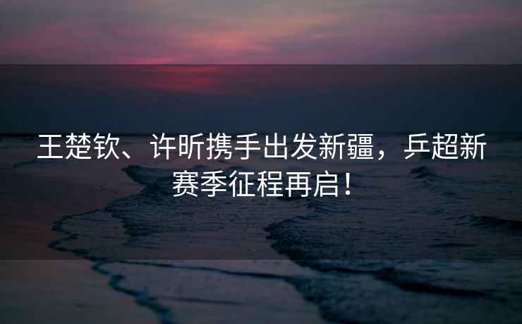 王楚欽、許昕攜手出發(fā)新疆，乒超新賽季征程再啟！