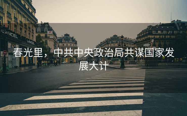 春光里，中共中央政治局共謀國家發(fā)展大計