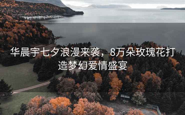 華晨宇七夕浪漫來(lái)襲，8萬(wàn)朵玫瑰花打造夢(mèng)幻愛(ài)情盛宴